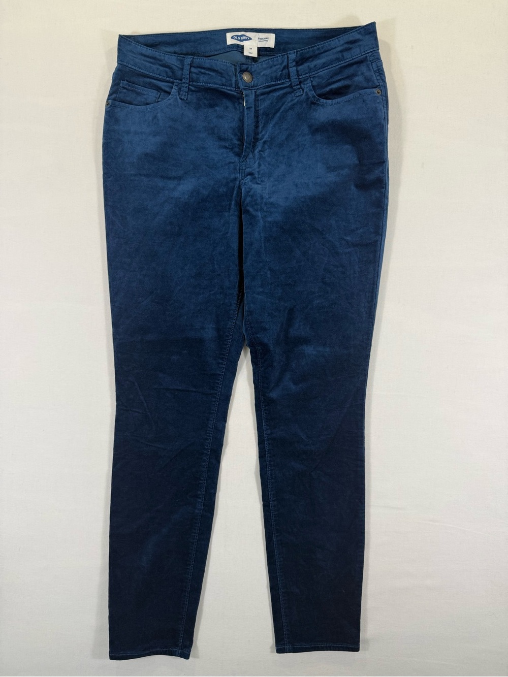 Old Navy Women's RockStar Super Skinny Jeans in Navy Blue